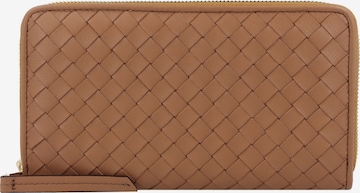 ABRO Wallet 'Piuma' in Brown: front