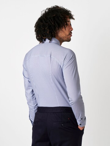 DESOTO Slim fit Overhemd in Blauw