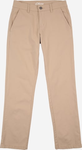 s.Oliver Regular Панталон 'Pete' в бежово: отпред