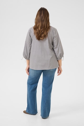 Chemisier 'Mariana' KAFFE CURVE en gris