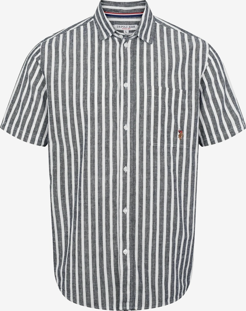 Regular fit Cămașă 'UMMarli' de la U.S. POLO ASSN. pe albastru: față