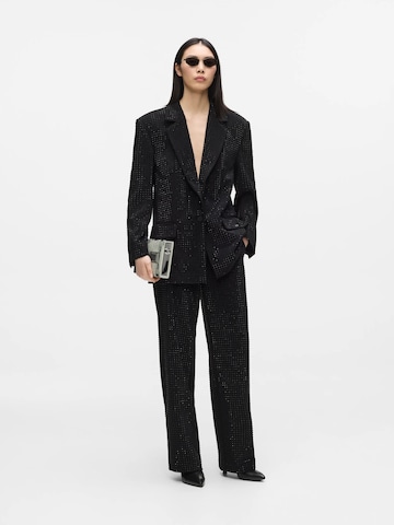 Largi Pantaloni eleganți de la Karl Lagerfeld pe negru