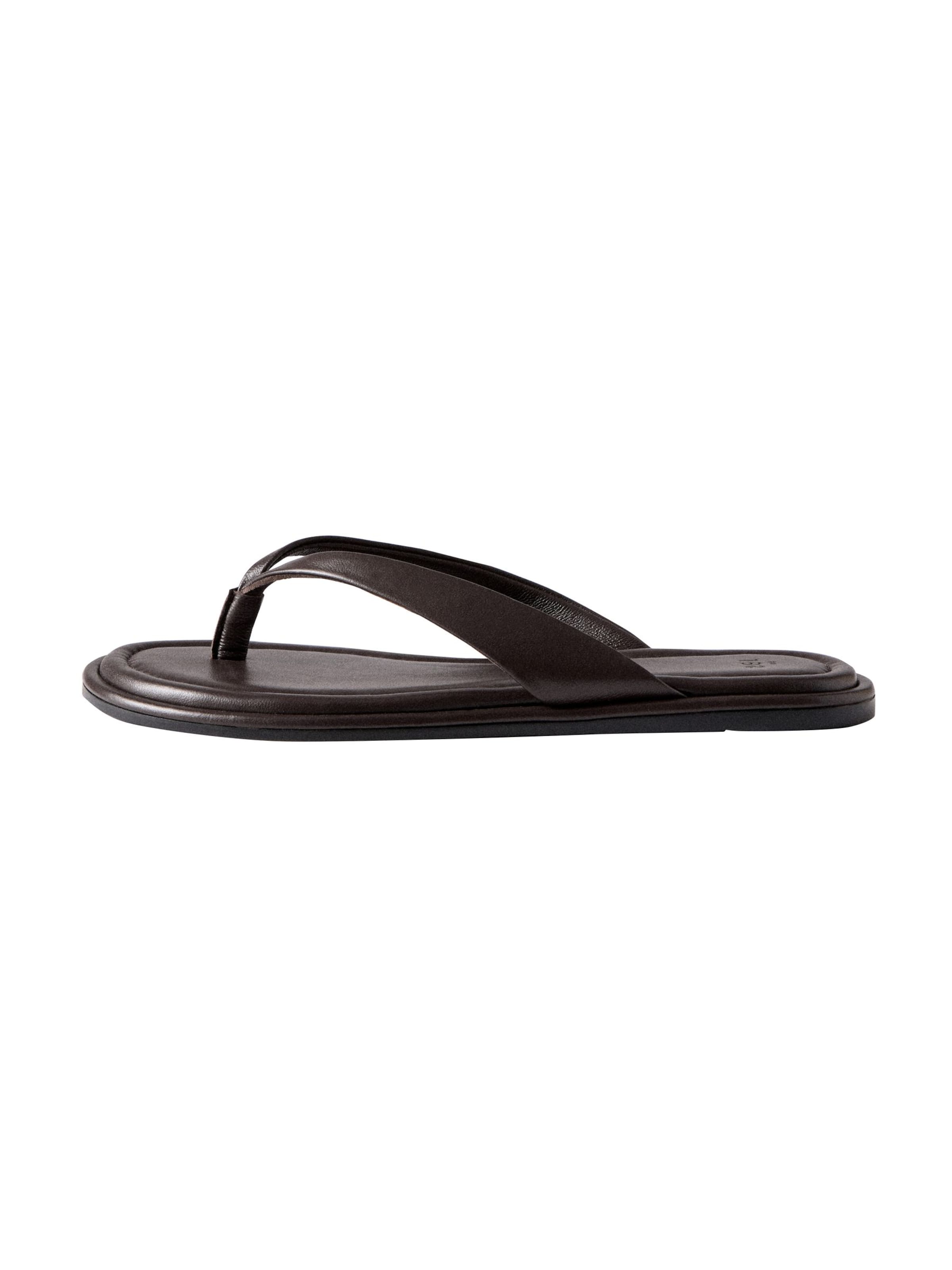 Tongs The Set en marron : devant