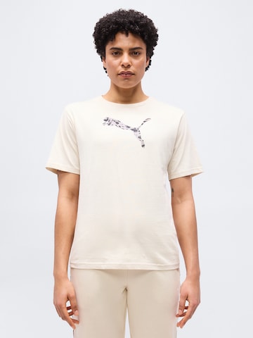 PUMATehnička sportska majica 'ESS' - bijela boja: prednji dio