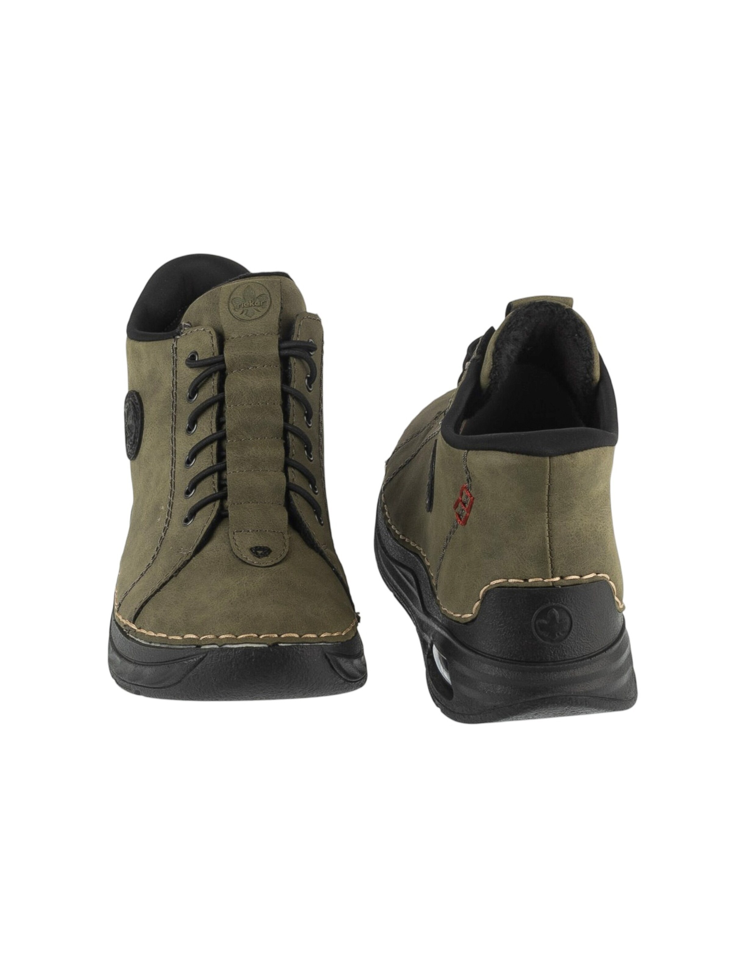 Rieker Lace-up boot 'Rieker Booties 44550' in Green