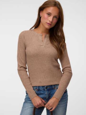 VERO MODA - Jersey 'AWHedda' en beige: frente