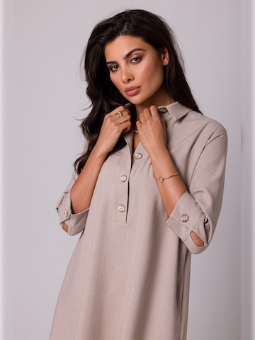BeWear - Vestido camisero en beige