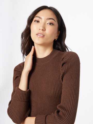 PIECES Sweater 'Nika' in Brown