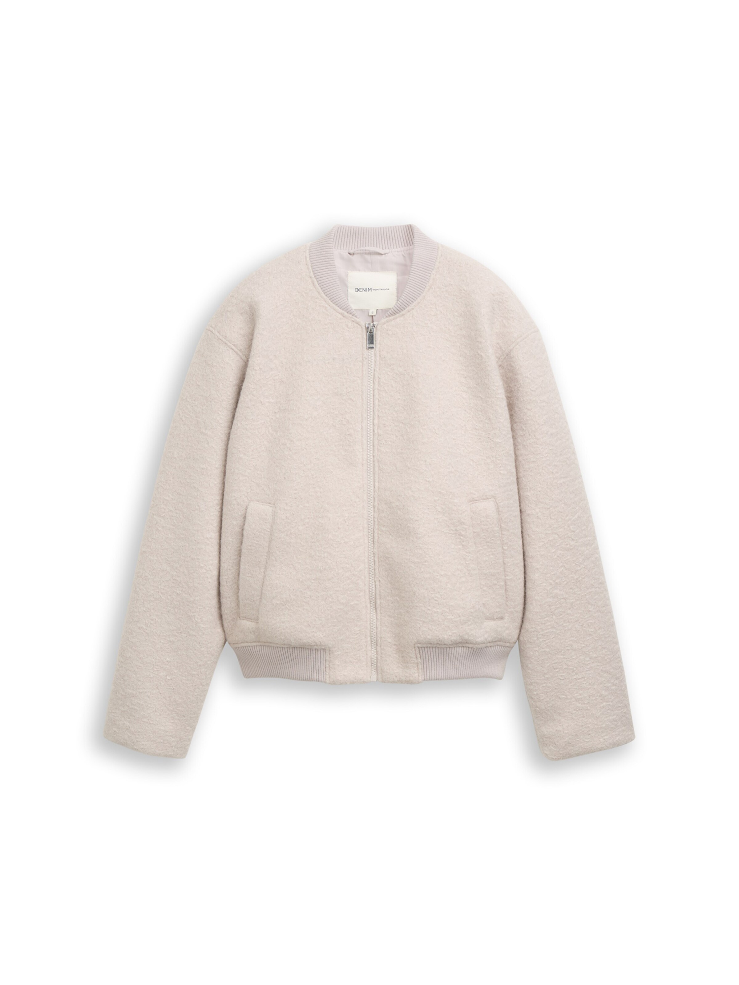 TOM TAILOR DENIM Tussenjas in Grijs: voorkant