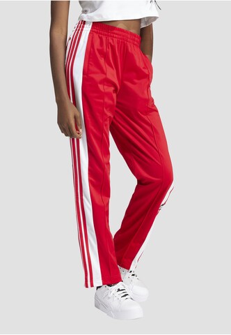 sarkans ADIDAS ORIGINALS Vaļīgs piegriezums Bikses 'Adibreak'