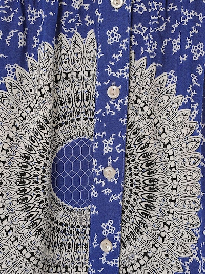 Bigdart Vestidos camiseiros em azul cobalto / preto / branco, Vista do artigo