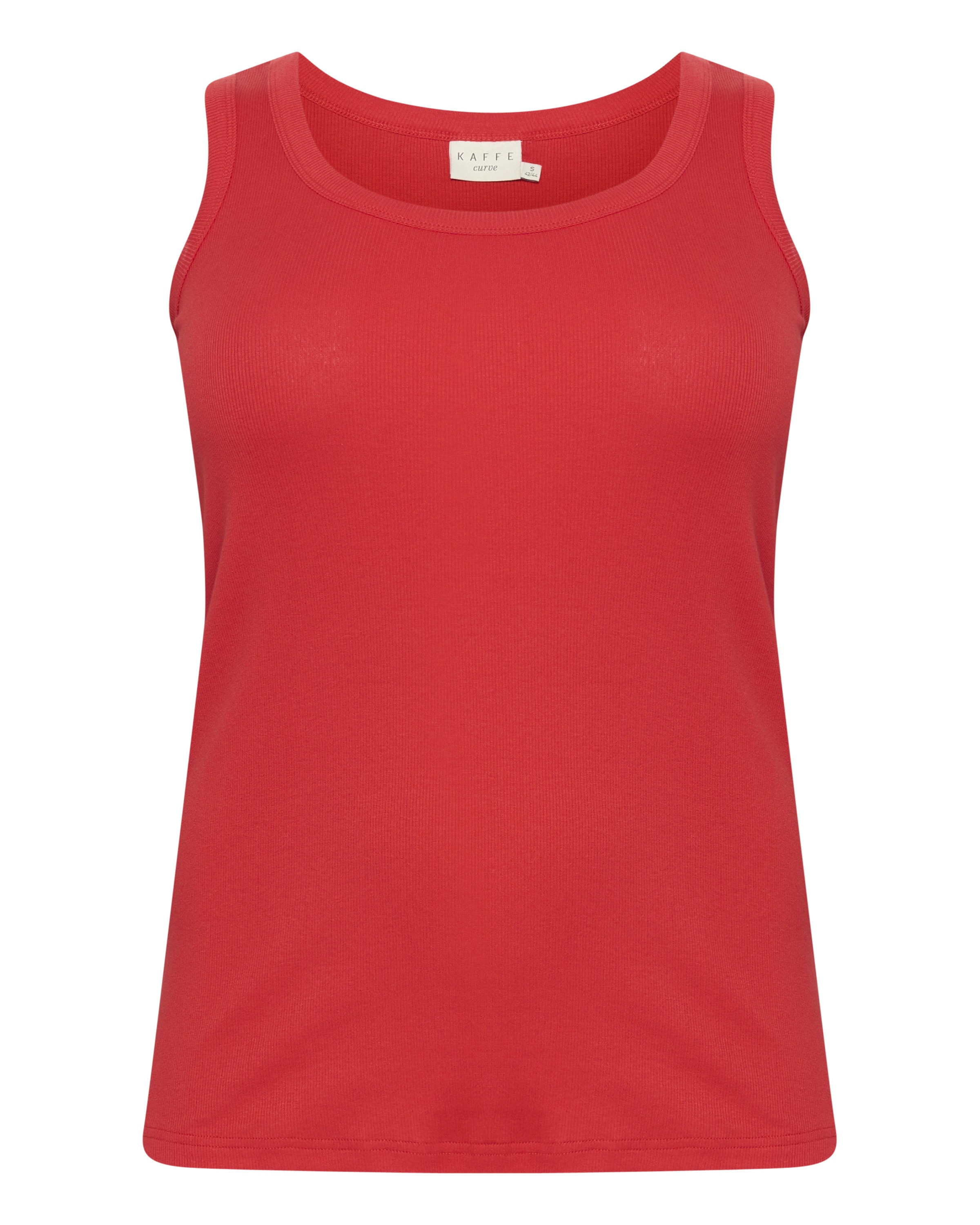 KAFFE CURVETop 'KCCarina' - crvena boja
