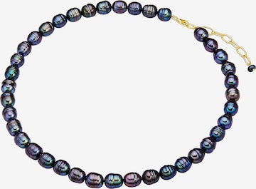 Valero Pearls Necklace in Blue: front