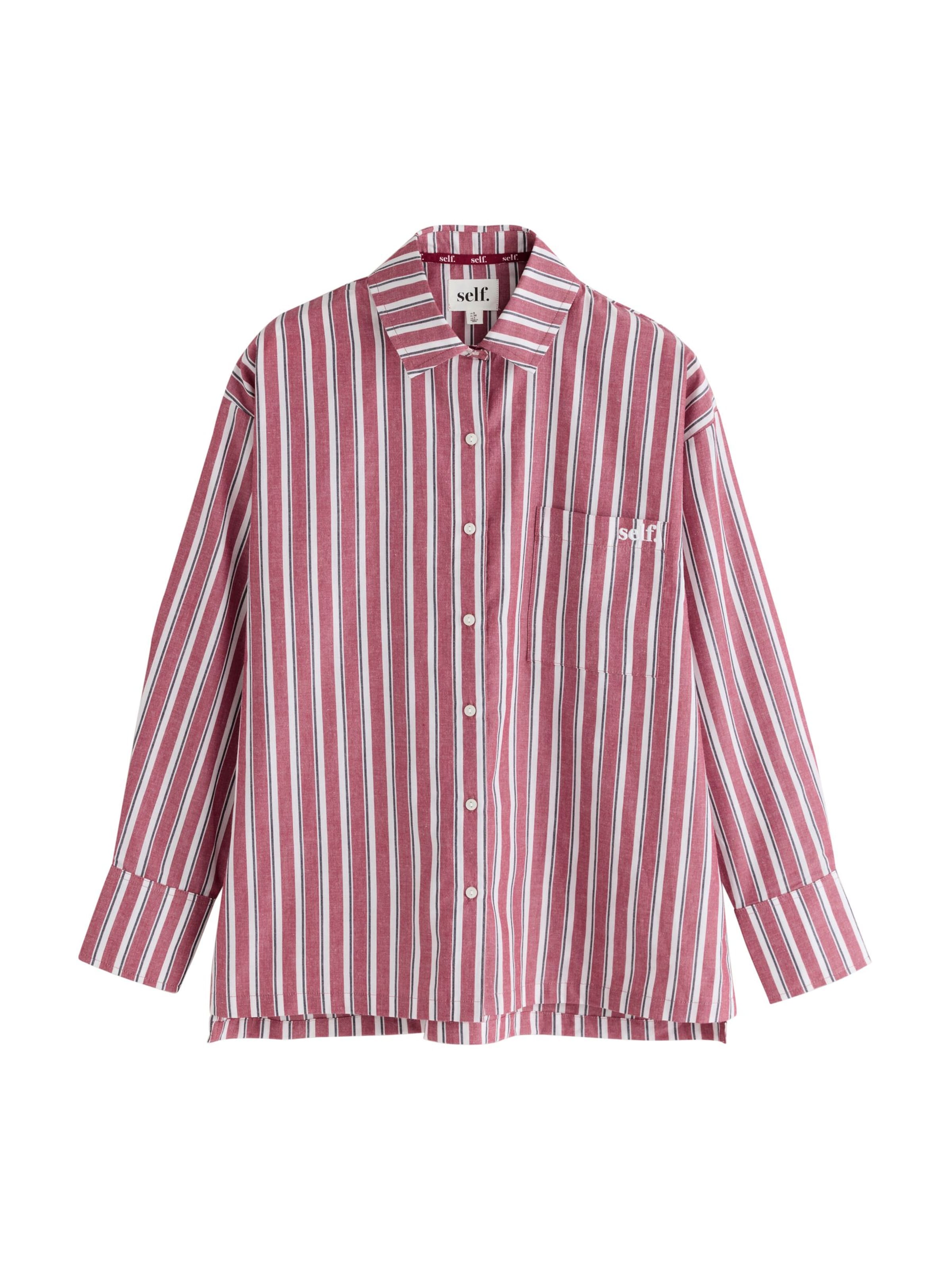 Chemise de nuit self. en rouge : devant