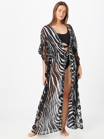 River Island - Vestido de playa en negro: frente