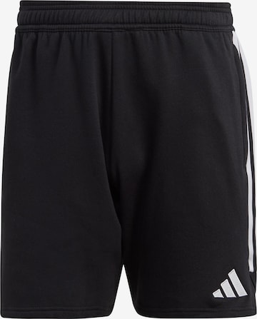 ADIDAS PERFORMANCE Regular Workout Pants 'Tiro 23 League' in Black: front