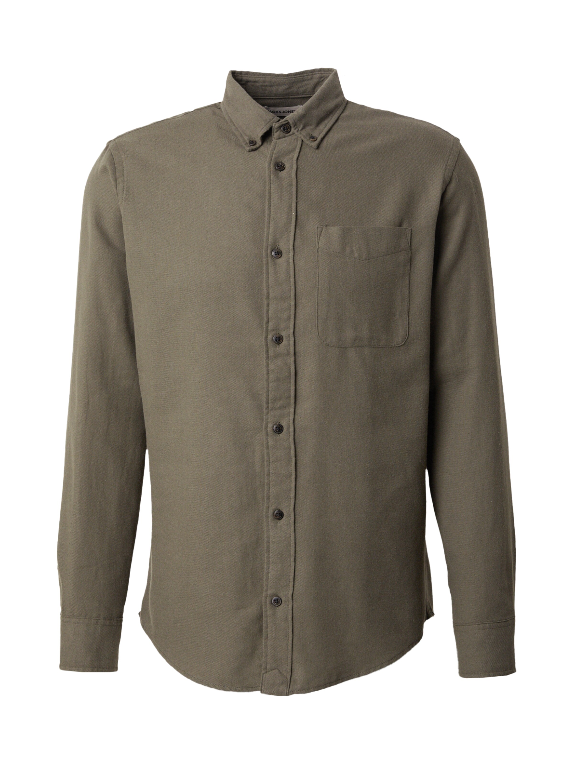 JACK & JONES Πουκάμισο 'JWHBROOK' σε πράσινο: μπροστά