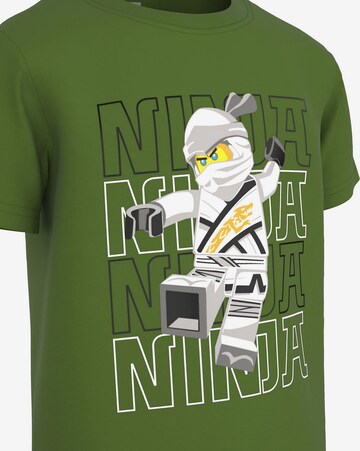 LEGO® kidswear Koszulka 'Ninjago' w kolorze zielony