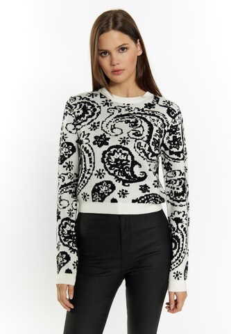 Pullover 'Blonda' di myMo ROCKS in bianco