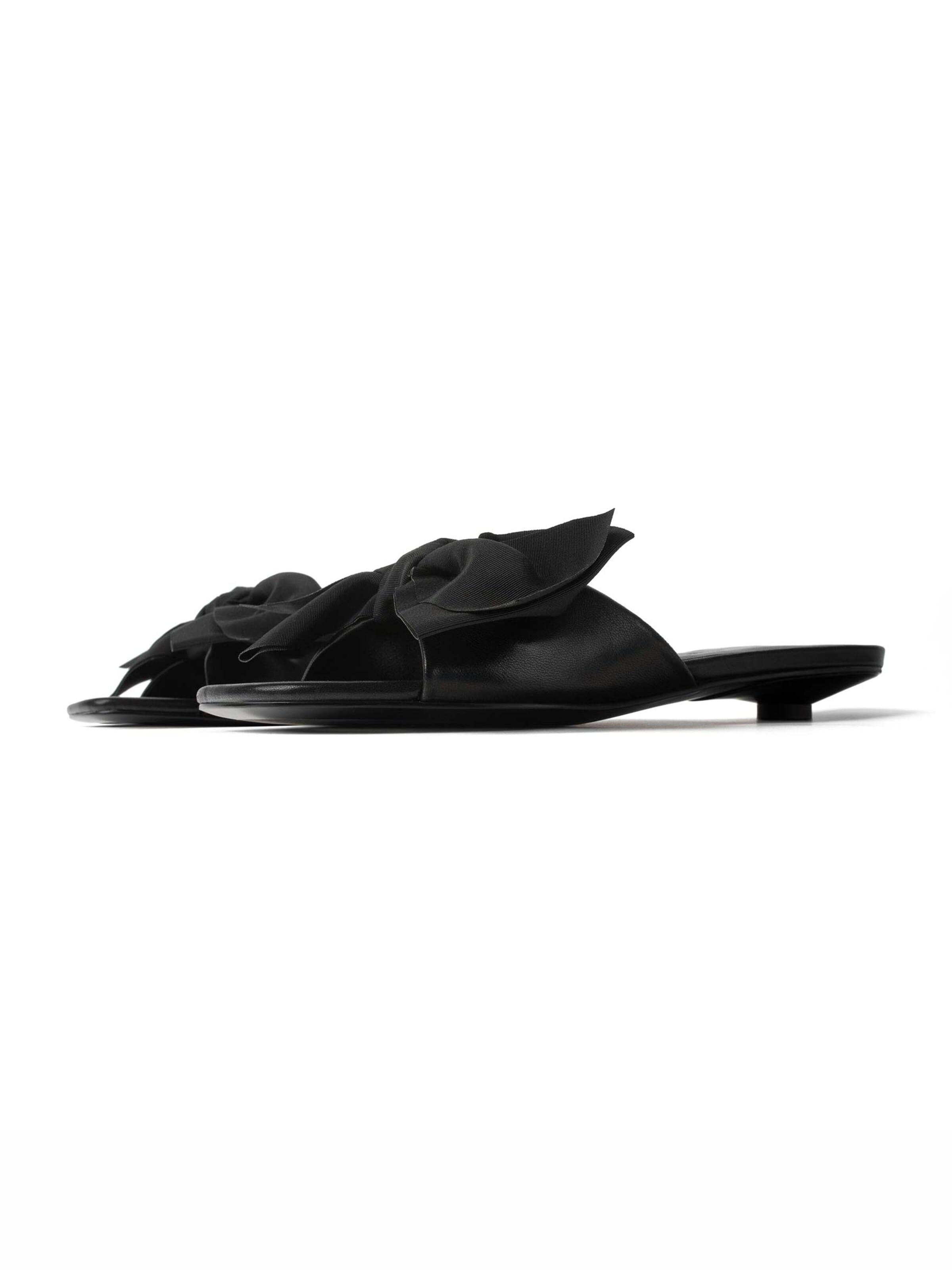 Ciabatta 'THE WAY SUMMER FEELS' di L37 HANDMADE SHOES in nero