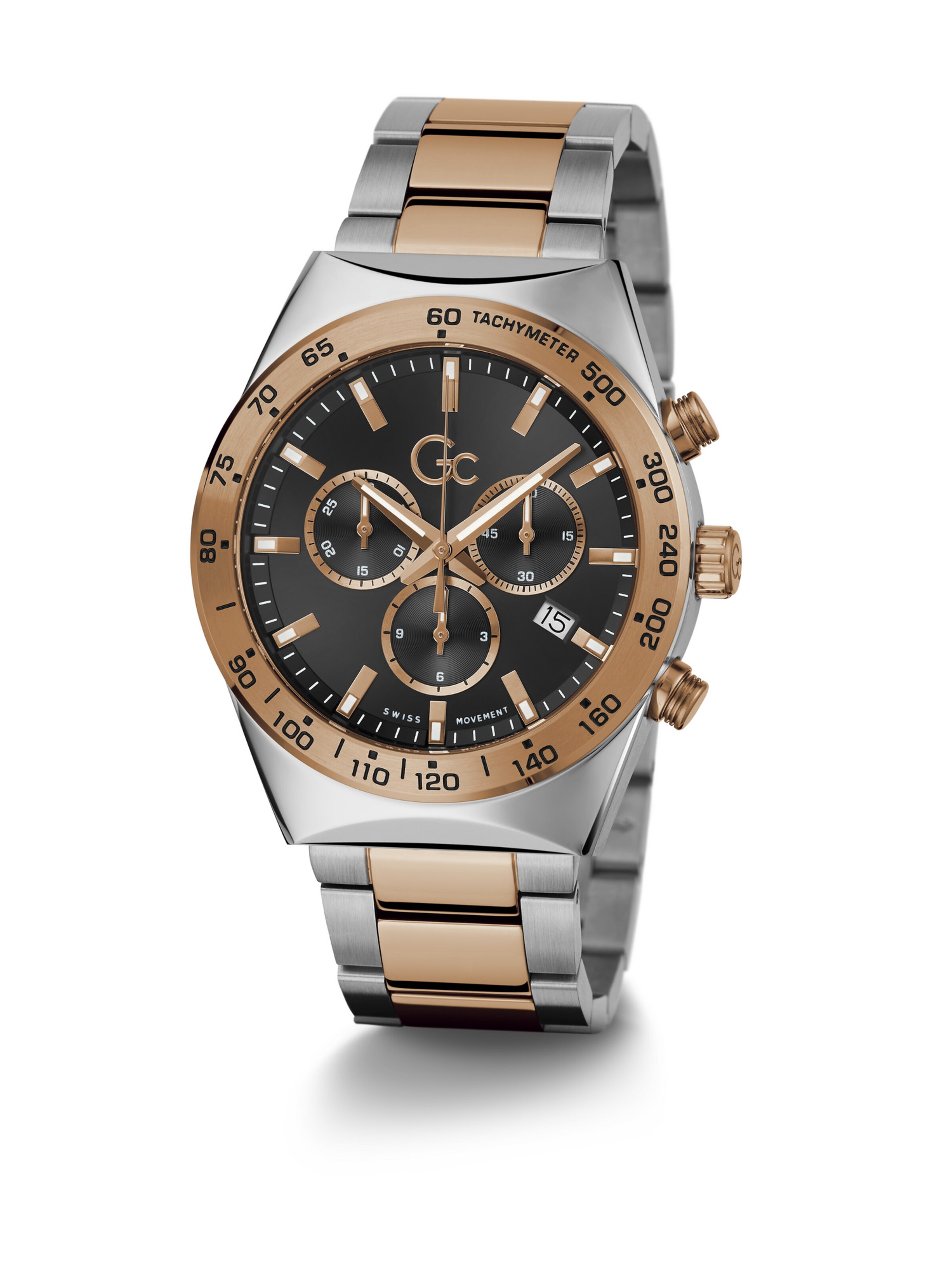 Montre à affichage analogique 'Clubhouse' Gc en noir