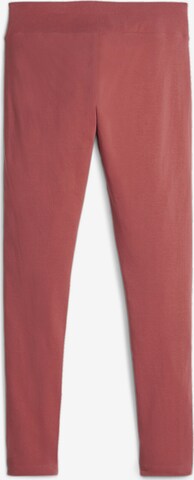 PUMA Skinny Sportbroek 'ESS+ MINIMAL GOLD' in Rood