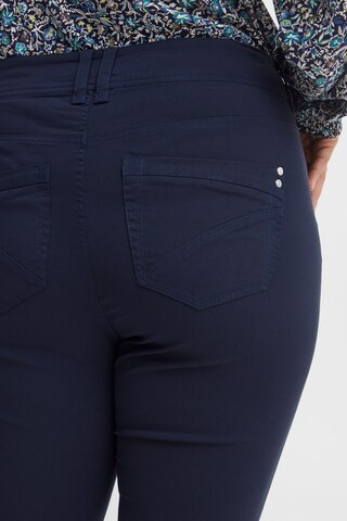 Fransa Slimfit Broek 'Zalin Pa 4' in Blauw