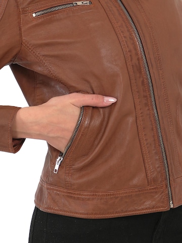 Chic and Clicks - Chaqueta de entretiempo 'Silhouette' en marrón