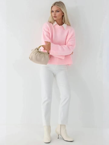Pullover extra large di Hiccup in rosa