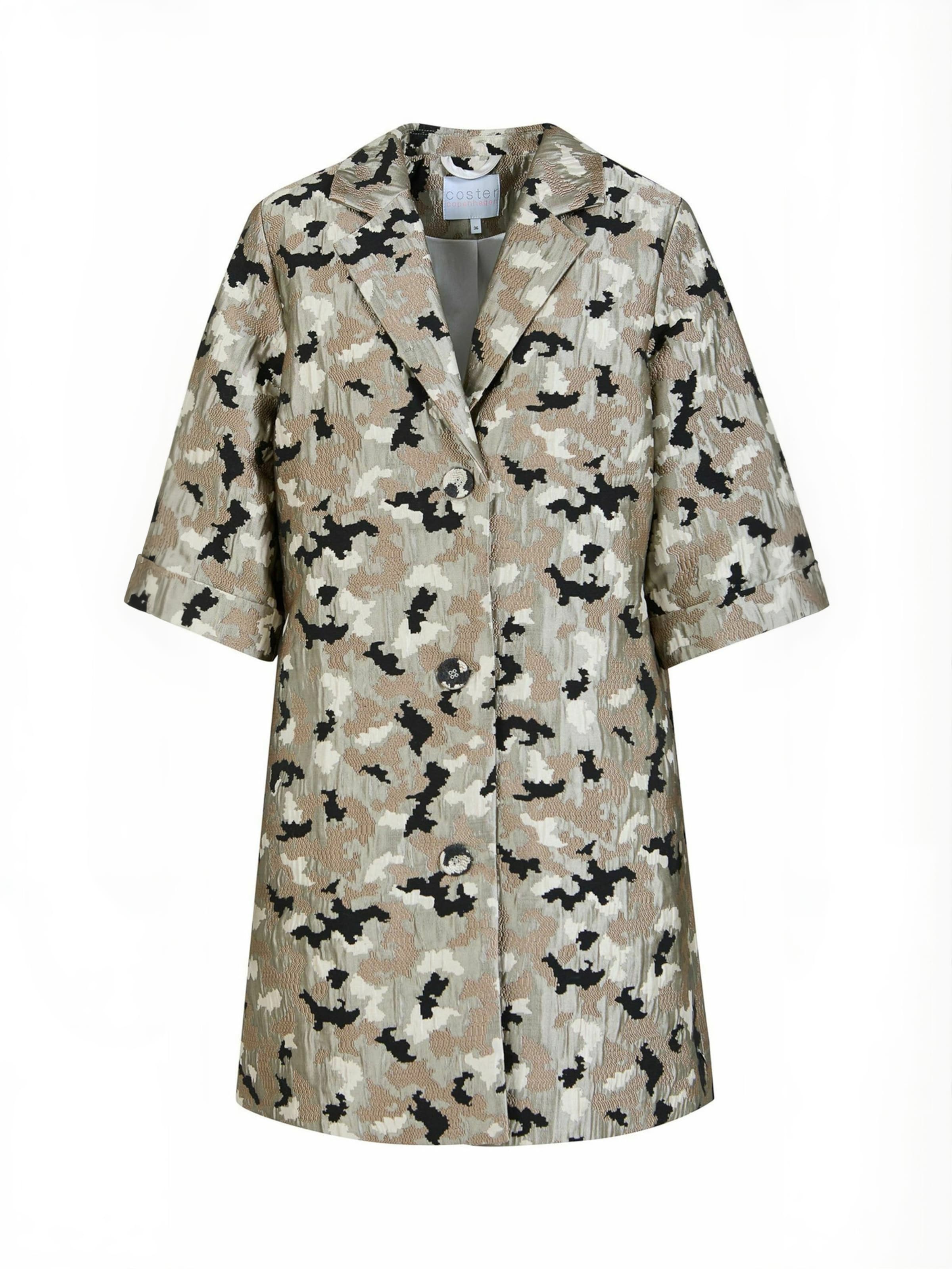 Giacca di mezza stagione ' Jacquard ' di Coster Copenhagen in marrone: frontale
