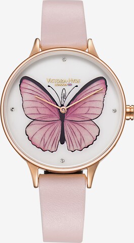 Victoria Hyde Analoog horloge in Roze: voorkant