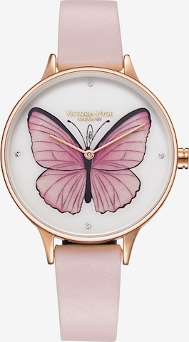 Victoria Hyde Analoog horloge in Roze: voorkant