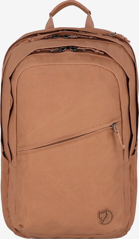 Fjällräven Backpack 'Räven' in Brown: front