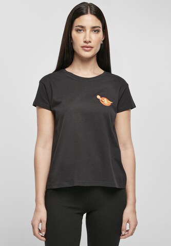 Merchcode T-Shirt 'Lola' in Schwarz: Vorderseite
