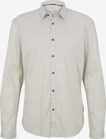 Chemise TOM TAILOR DENIM en beige : devant