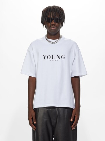 Young Poets Shirt 'Yoricko' in White: front