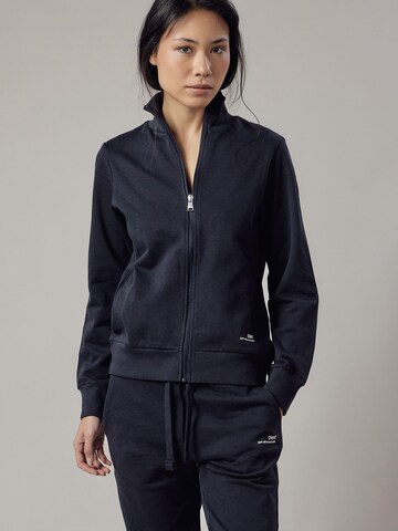 Felpa 'Felpa con Zip' di OWN Off With Nature in blu: frontale