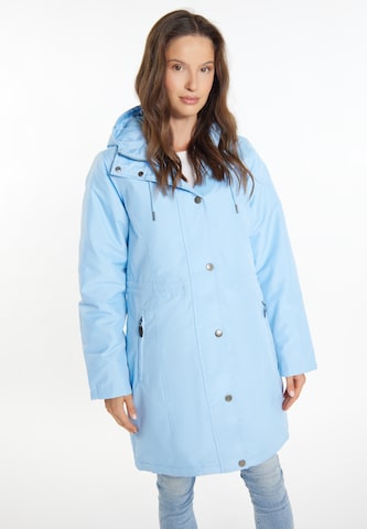 usha BLUE LABEL Winterparka 'Fenia' in Blauw: voorkant