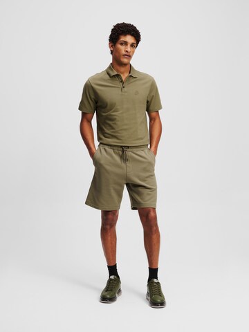 regular Pantaloni di Karl Lagerfeld in verde