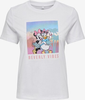 ONLY Shirt 'DISNEY' in White: front