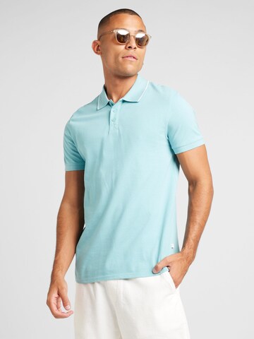 QS Shirt in Blauw: voorkant