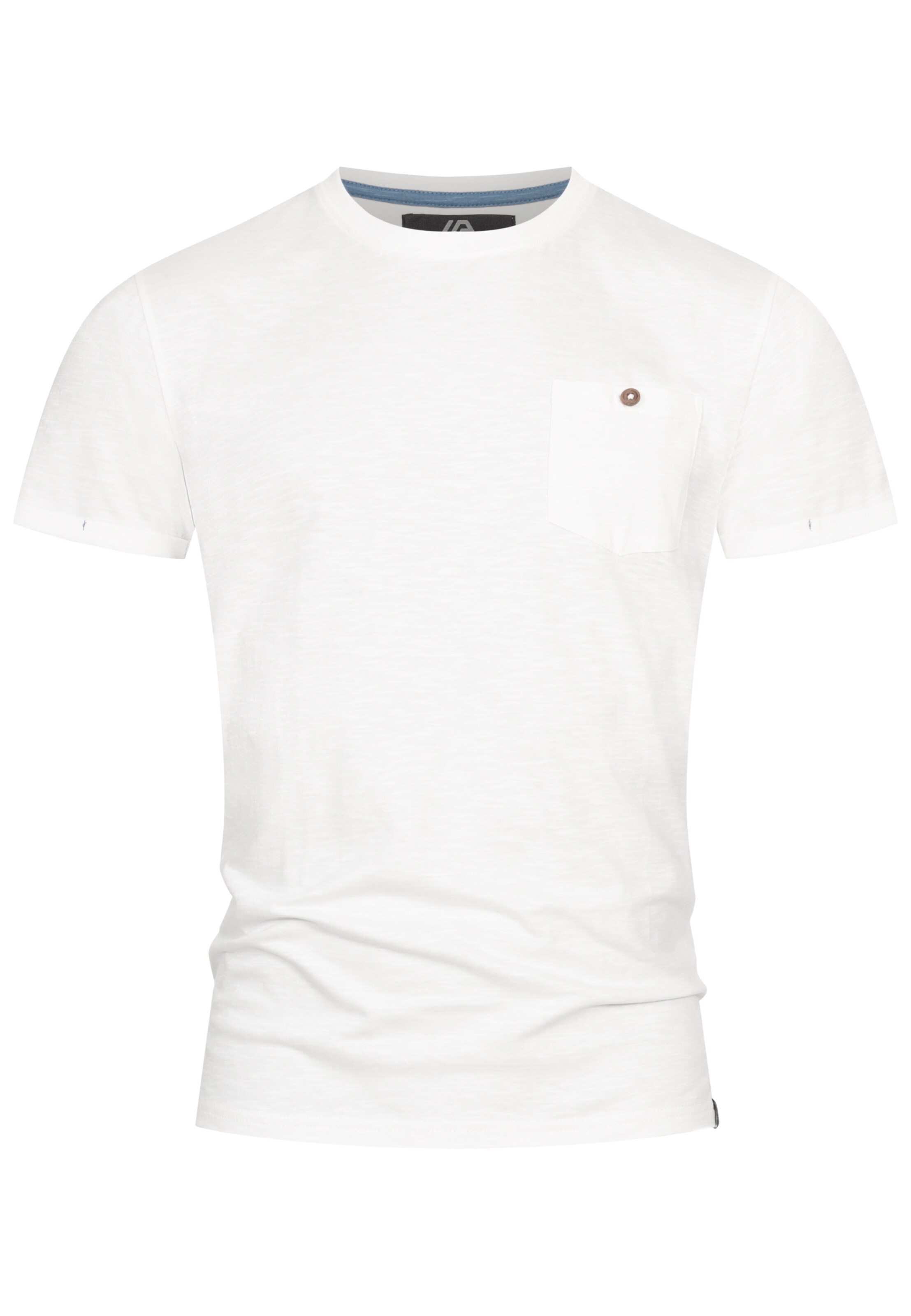 INDICODE JEANS Shirt 'Jon' in Wit: voorkant