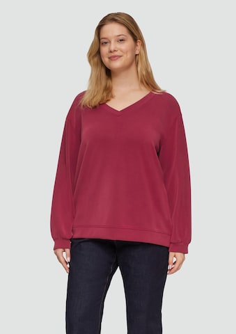 Sweat-shirt s.Oliver en rouge : devant