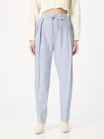 InWear Regular Trousers with creases 'KeiI' in Blue: front