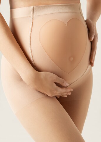 CALZEDONIA Strumpfhose 'MATERNITY' in Beige