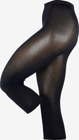 ESPRIT Leggings 'Cotton Capri' in Blue: front