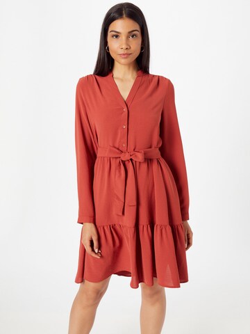 Robe SELECTED FEMME en orange : devant