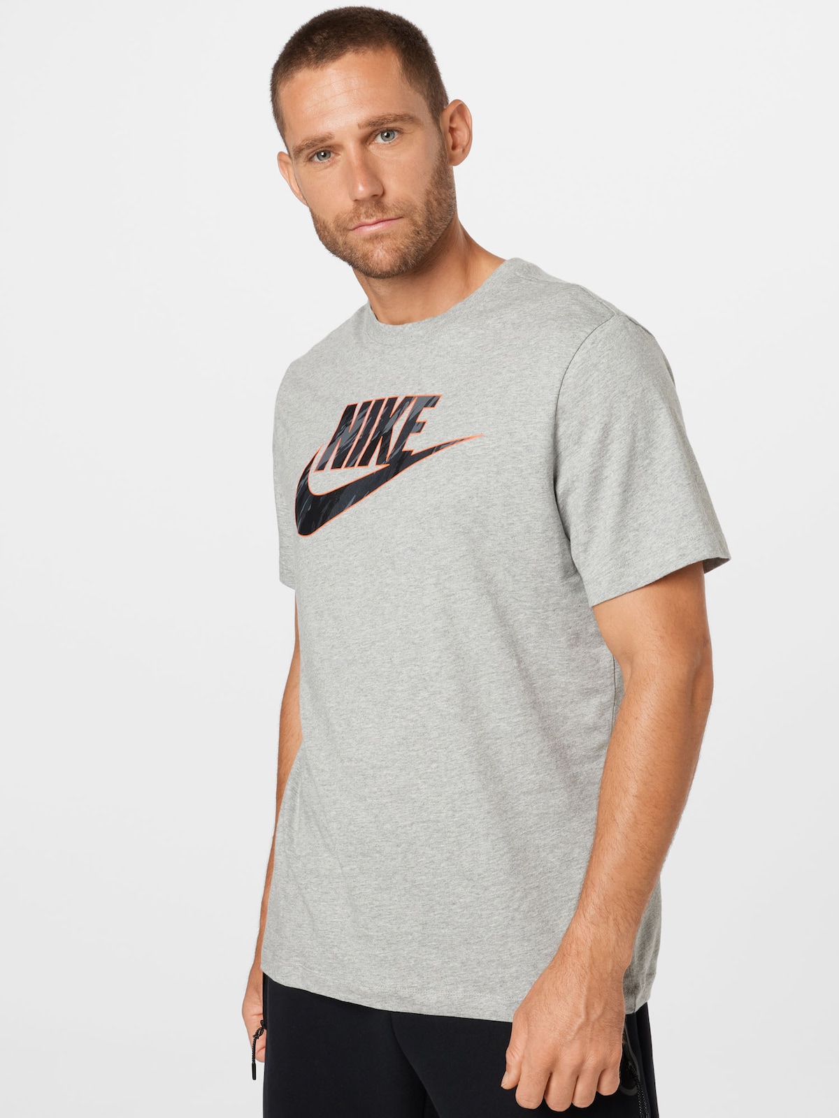 camiseta nike gris