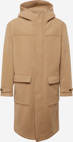 DRYKORN Between-Seasons Coat in Brown: front