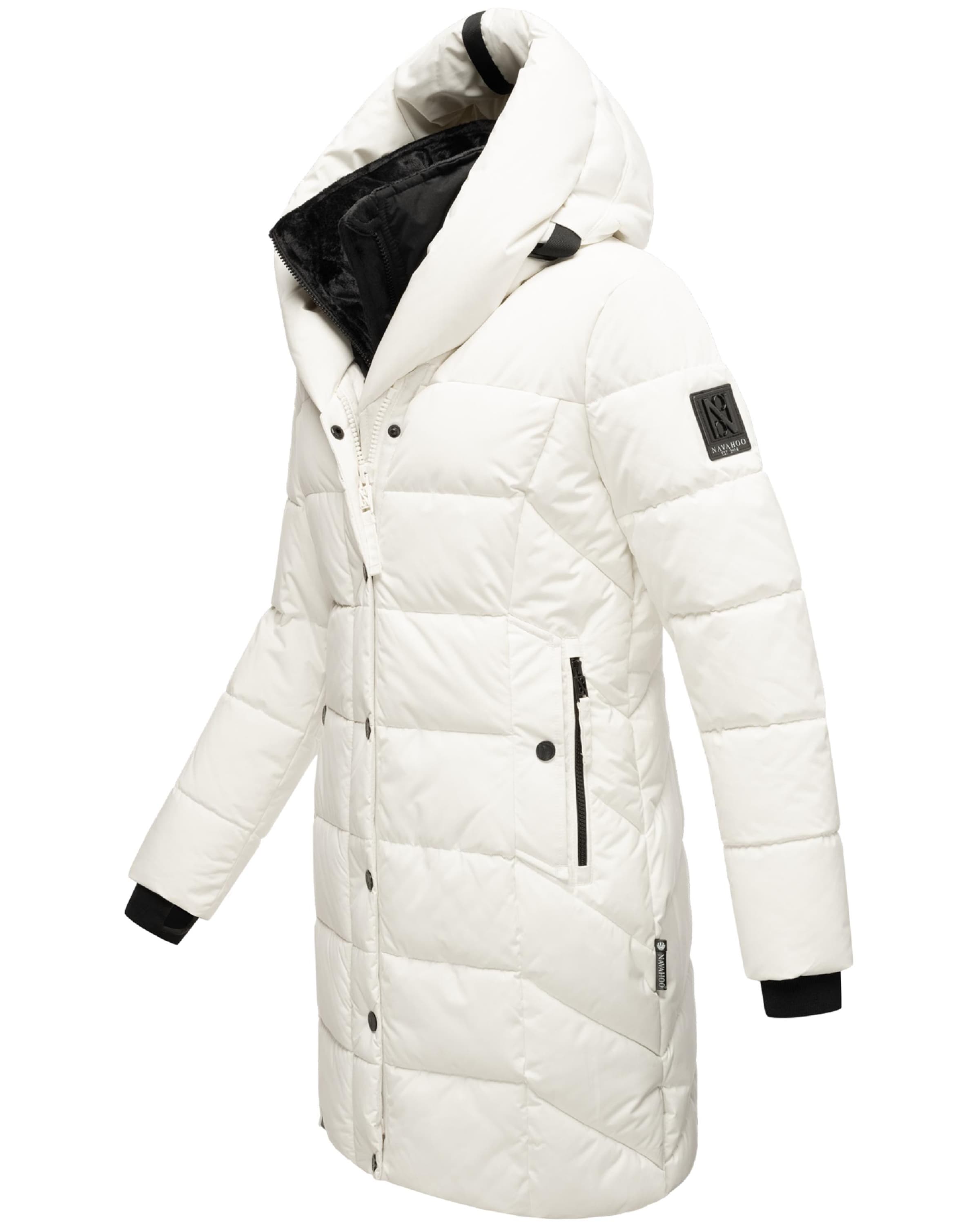 NAVAHOO Χειμερινό παλτό 'Knutschilein' σε λευκό